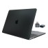 MacBook Air 13 Karbon Fiber Sert Hard Case İnce Hafif Darbe Koruma Kapak Uyumlu A1932 A2179 A2337 M1