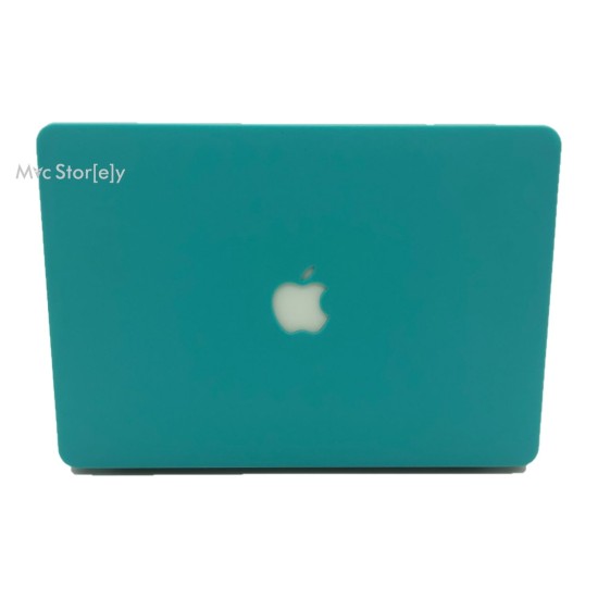 MacBook Air 13 inç A1369 A1466 Turkuaz Sert Kapak TPU Darbe Emici İnce Hafif Koruyucu Hard Case Laptop Kılıfı