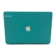 MacBook Air 13 inç A1369 A1466 Turkuaz Sert Kapak TPU Darbe Emici İnce Hafif Koruyucu Hard Case Laptop Kılıfı