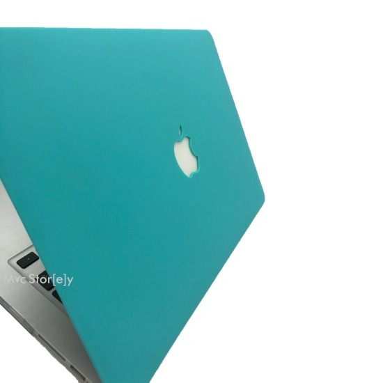 MacBook Air 13 inç A1369 A1466 Turkuaz Sert Kapak TPU Darbe Emici İnce Hafif Koruyucu Hard Case Laptop Kılıfı