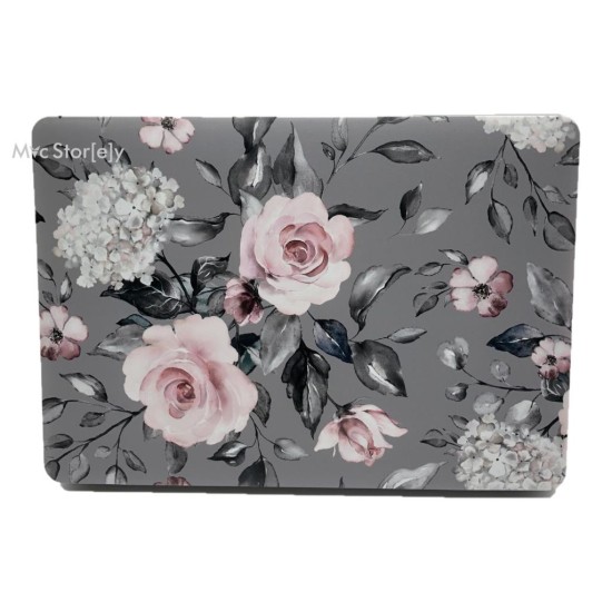 MacBook Air 13 Kılıf M1 Mat TPU Lazer Baskılı İnce Hafif Darbe Çizik Koruma A1932 A2179 A2337 Uyumlu