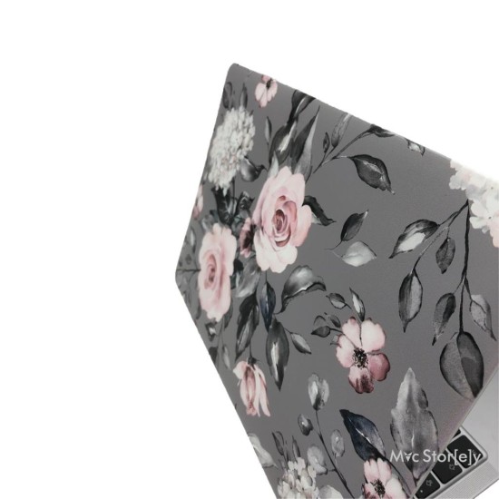 MacBook Air 13 Kılıf M1 Mat TPU Lazer Baskılı İnce Hafif Darbe Çizik Koruma A1932 A2179 A2337 Uyumlu