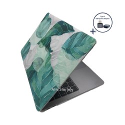 MacBook Air 13 Kılıf M1 Mat TPU Lazer Baskılı İnce Hafif Darbe Çizik Koruma A1932 A2179 A2337 Uyumlu