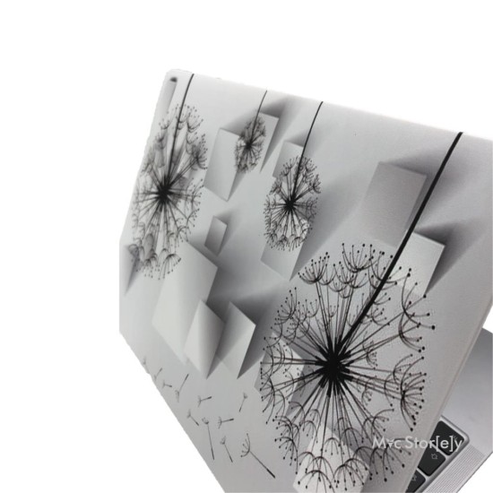 MacBook Air 13 Kılıf M1 Mat TPU Lazer Baskılı İnce Hafif Darbe Çizik Koruma A1932 A2179 A2337 Uyumlu