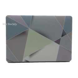 MacBook Air 13 Kılıf M1 Mat TPU Lazer Baskılı İnce Hafif Darbe Çizik Koruma A1932 A2179 A2337 Uyumlu