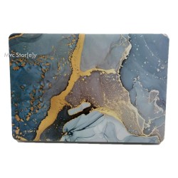 MacBook Air 13 Kılıf M1 Mat TPU Lazer Baskılı İnce Hafif Darbe Çizik Koruma A1932 A2179 A2337 Uyumlu