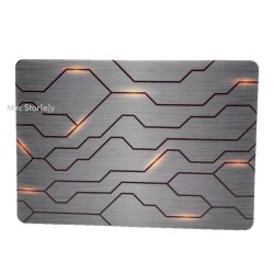 MacBook Air 13 Kılıf M1 Mat TPU Lazer Baskılı İnce Hafif Darbe Çizik Koruma A1932 A2179 A2337 Uyumlu