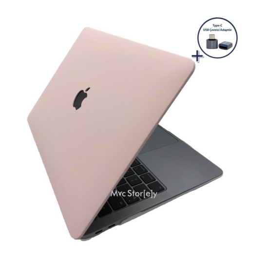 MacBook Air 13 Kılıf M1 Mat TPU Lazer Baskılı İnce Hafif Darbe Çizik Koruma A1932 A2179 A2337 Uyumlu