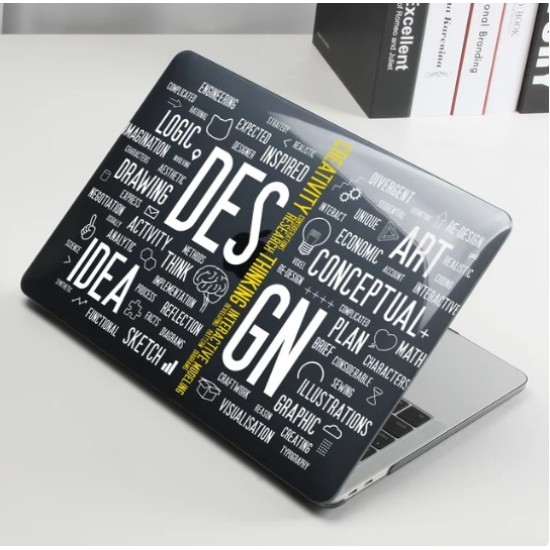 MacBook Air 13 Kılıf M1 Mat TPU Lazer Baskılı İnce Hafif Darbe Çizik Koruma A1932 A2179 A2337 Uyumlu