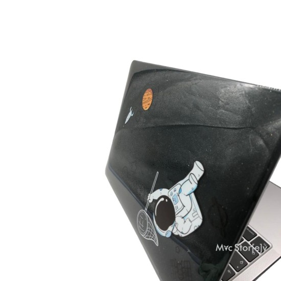 MacBook Air 13 Kılıf M1 Mat TPU Lazer Baskılı İnce Hafif Darbe Çizik Koruma A1932 A2179 A2337 Uyumlu