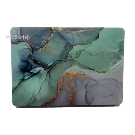 MacBook Air 13 Kılıf M1 Mat TPU Lazer Baskılı İnce Hafif Darbe Çizik Koruma A1932 A2179 A2337 Uyumlu