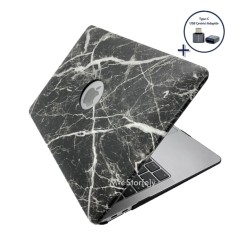 MacBook Air 13 Kılıf M1 Mat TPU Lazer Baskılı İnce Hafif Darbe Çizik Koruma A1932 A2179 A2337 Uyumlu