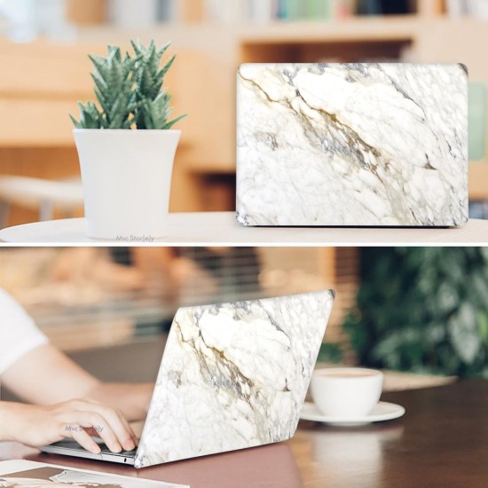 MacBook Air 13 Kılıf M1 Mat TPU Lazer Baskılı İnce Hafif Darbe Çizik Koruma A1932 A2179 A2337 Uyumlu