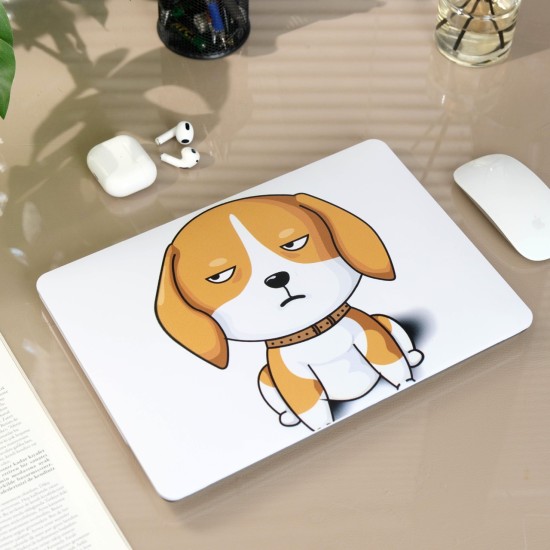 MacBook Air 13 Kılıf M1 Mat TPU Lazer Baskılı İnce Hafif Darbe Çizik Koruma A1932 A2179 A2337 Uyumlu