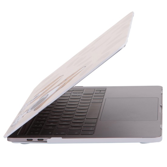 MacBook Air 13 Kılıf M1 Mat TPU Lazer Baskılı İnce Hafif Darbe Çizik Koruma A1932 A2179 A2337 Uyumlu