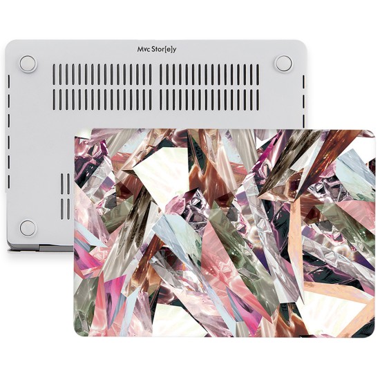 MacBook Air 13 Kılıf M1 Mat TPU Lazer Baskılı İnce Hafif Darbe Çizik Koruma A1932 A2179 A2337 Uyumlu