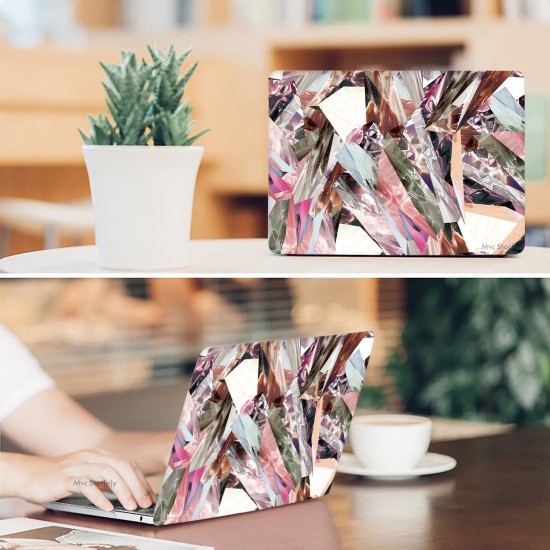 MacBook Air 13 Kılıf M1 Mat TPU Lazer Baskılı İnce Hafif Darbe Çizik Koruma A1932 A2179 A2337 Uyumlu