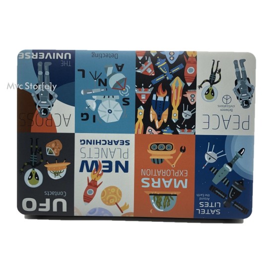 MacBook Air 13 Kılıf M1 Mat TPU Lazer Baskılı İnce Hafif Darbe Çizik Koruma A1932 A2179 A2337 Uyumlu