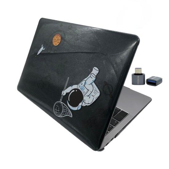 MacBook Air 13 Kılıf M1 Mat TPU Lazer Baskılı İnce Hafif Darbe Çizik Koruma A1932 A2179 A2337 Uyumlu