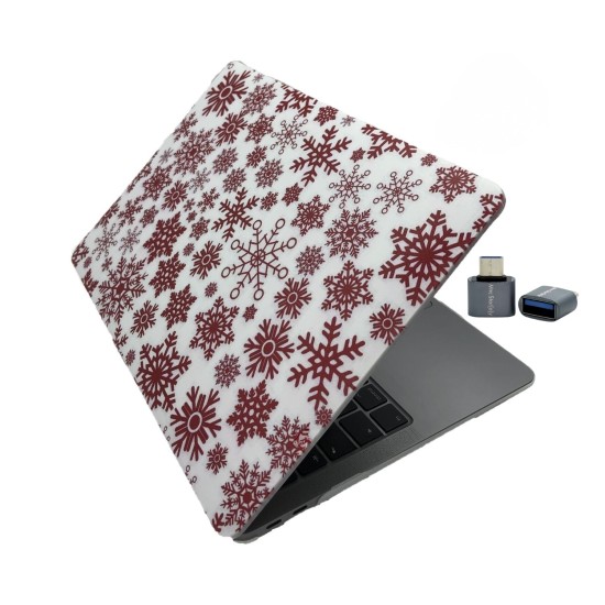 MacBook Air 13 Kılıf M1 Mat TPU Lazer Baskılı İnce Hafif Darbe Çizik Koruma A1932 A2179 A2337 Uyumlu