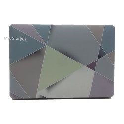 MacBook Air 13 Kılıf M1 Mat TPU Lazer Baskılı İnce Hafif Darbe Çizik Koruma A1932 A2179 A2337 Uyumlu