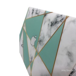 MacBook Air 13 Kılıf M1 Mat TPU Lazer Baskılı İnce Hafif Darbe Çizik Koruma A1932 A2179 A2337 Uyumlu