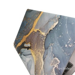 MacBook Air 13 Kılıf M1 Mat TPU Lazer Baskılı İnce Hafif Darbe Çizik Koruma A1932 A2179 A2337 Uyumlu