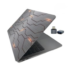 MacBook Air 13 Kılıf M1 Mat TPU Lazer Baskılı İnce Hafif Darbe Çizik Koruma A1932 A2179 A2337 Uyumlu