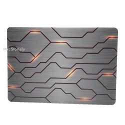 MacBook Air 13 Kılıf M1 Mat TPU Lazer Baskılı İnce Hafif Darbe Çizik Koruma A1932 A2179 A2337 Uyumlu