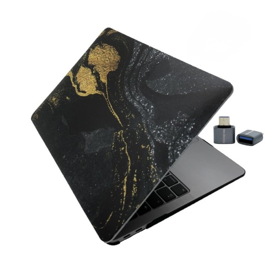 MacBook Air 13 Kılıf M1 Mat TPU Lazer Baskılı İnce Hafif Darbe Çizik Koruma A1932 A2179 A2337 Uyumlu