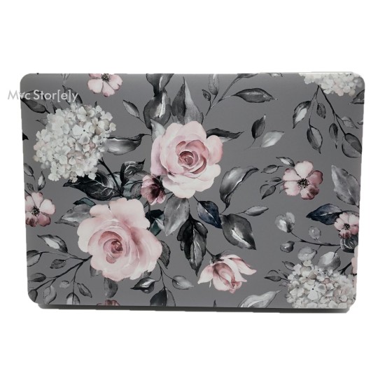 MacBook Air 13 Kılıf M1 Mat TPU Lazer Baskılı İnce Hafif Darbe Çizik Koruma A1932 A2179 A2337 Uyumlu