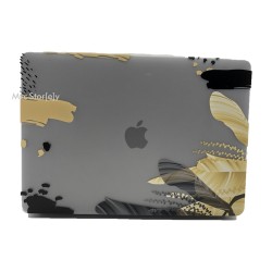 MacBook Air 13 Kılıf M1 Mat TPU Lazer Baskılı İnce Hafif Darbe Çizik Koruma A1932 A2179 A2337 Uyumlu