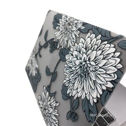 MacBook Air 13 Kılıf M1 Mat TPU Lazer Baskılı İnce Hafif Darbe Çizik Koruma A1932 A2179 A2337 Uyumlu