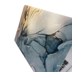 MacBook Air 13 Kılıf M1 Mat TPU Lazer Baskılı İnce Hafif Darbe Çizik Koruma A1932 A2179 A2337 Uyumlu