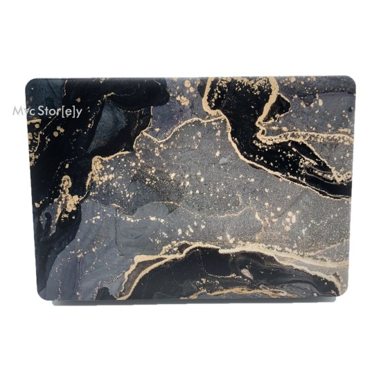 MacBook Air 13 Kılıf M1 Mat TPU Lazer Baskılı İnce Hafif Darbe Çizik Koruma A1932 A2179 A2337 Uyumlu