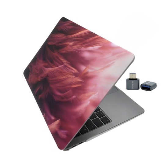 MacBook Air 13 Kılıf M1 Mat TPU Lazer Baskılı İnce Hafif Darbe Çizik Koruma A1932 A2179 A2337 Uyumlu