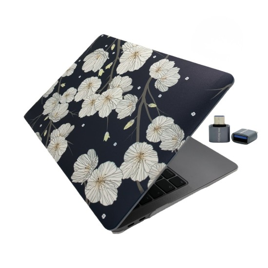 MacBook Air 13 Kılıf M1 Mat TPU Lazer Baskılı İnce Hafif Darbe Çizik Koruma A1932 A2179 A2337 Uyumlu