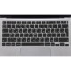MacBook Air 13 A2179 A2337 M1 uyumlu Rusça baskılı silikon klavye kılıfı