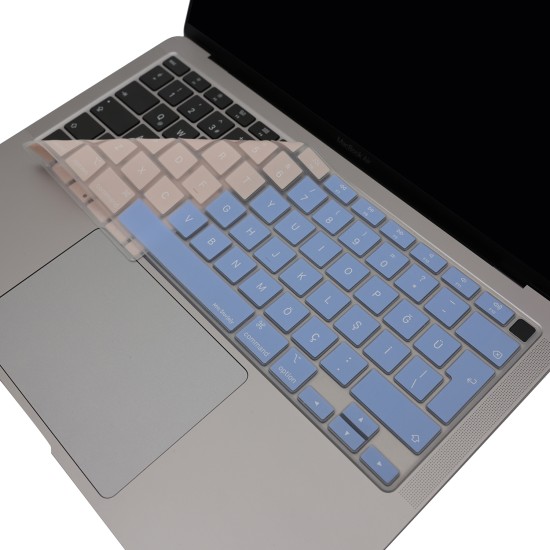 MacBook Air 13 Klavye Koruyucu Silikon Türkçe Q UK ISO A2179 A2337