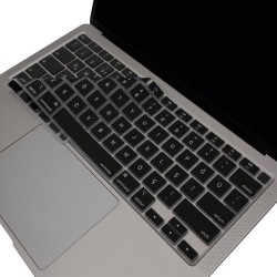 MacBook Air 13 Klavye Koruyucu A2337 A2179 Türkçe Baskılı US İngilizce Enter Ultra İnce Silikon