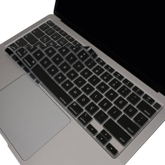 MacBook Air 13 Klavye Koruyucu A2337 A2179 Türkçe Baskılı US İngilizce Enter