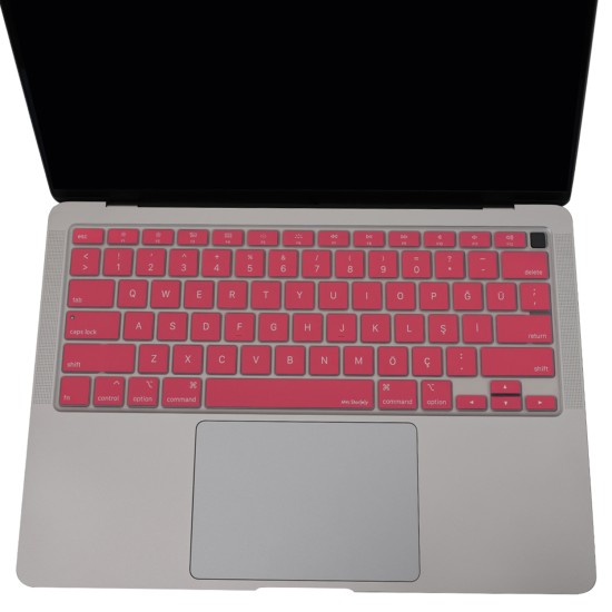 MacBook Air 13 Klavye Koruyucu A2337 A2179 Türkçe Baskılı US İngilizce Enter