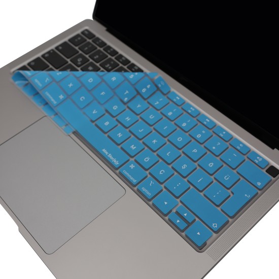 MacBook Air 13 A1932 İnce Yıkanabilir Klavye Koruma Kılıfı