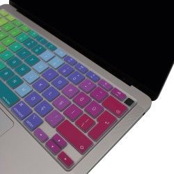 MacBook Air 13 M1 Klavye Koruyucu – A2179/A2337 Türkçe Q ISO Enter, Silikon, Toz & Sıvı Koruma