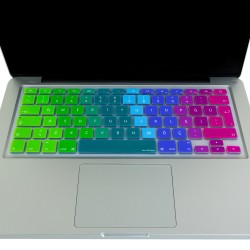 MacBook Air 13 Pro 13 15 Klavye Koruyucu Türkçe Q Dazzle Silikon İnce Renkli