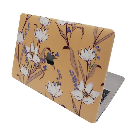 MacBook Air 13 A1466 A1369 uyumlu çiçek desenli TPU kılıf ince hafif koruma
