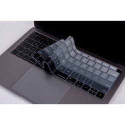 Macbook Air 13inç Klavye Koruyucu Ombre (US-ABD İngilizce) TouchID'li A1932 Modeli ile Uyumlu