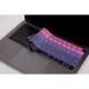 Macbook Air 13inç Klavye Koruyucu Ombre (US-ABD İngilizce) TouchID'li A1932 Modeli ile Uyumlu