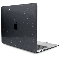 McStorey Macbook Air ile Uyumlu Kılıf M1 HardCase A1932 A2179 A2337 Crystal Star
