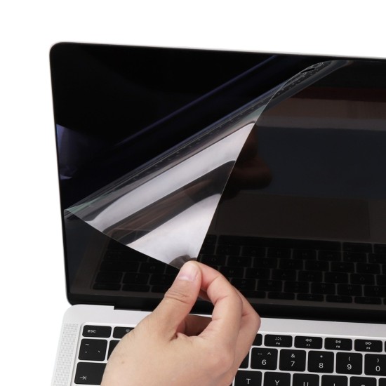 macbook air 15.3 anti scratch parlak ekran koruyucu a2941 a3114 a3241